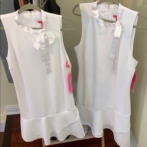 Betsey Johnson soft white (vanilla frost) dress.
